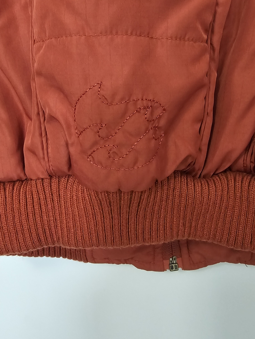 Billabong  Lightweight Jacket Women M Retro Colorblock Orange Cream Gorpcore - Picture 8 of 8